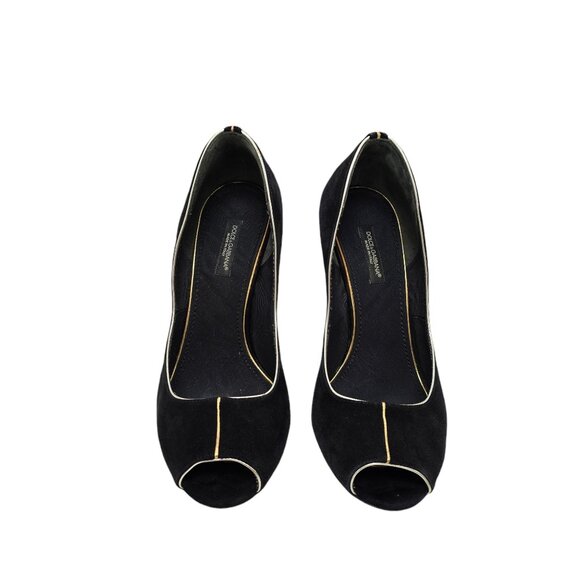 Dolce & Gabbana Suede Heels - Picture 1 of 3
